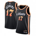 Maillot NBA Atlanta Hawks Onyeka Okongwu 20 Nike 2022-23 City Edition Noir Swingman - Homme